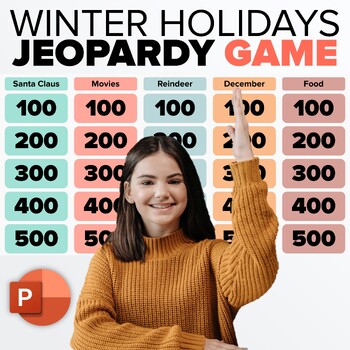 Preview of Winter Holidays (Christmas) JEOPARDY GAME
