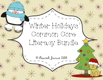 Preview of Winter Holidays Common Core Literacy Bundle