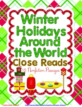 Preview of Winter Holidays & Festivals Around the World - Close Reads