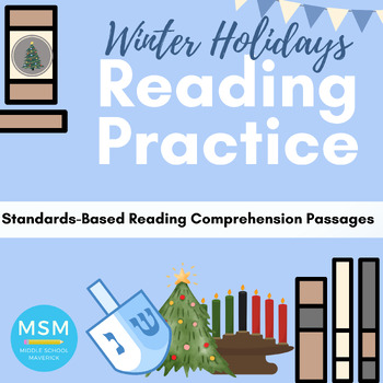 Preview of Winter Holidays Informational Texts Reading Comprehension