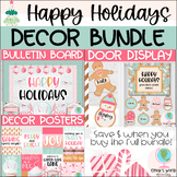 Winter Holidays Pastel Peppermint Bulletin Board/Door Bund
