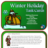 Winter Holidays Task Cards - Print and Easel Versions