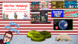 Winter Holidays Themed Bitmoji Virtual Classroom - Fully C