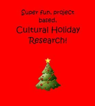 Preview of Winter Holidays of the World Project Based Research