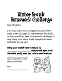 Winter Homework Packet