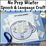Winter Hot Chocolate Articulation and Language Craft for S