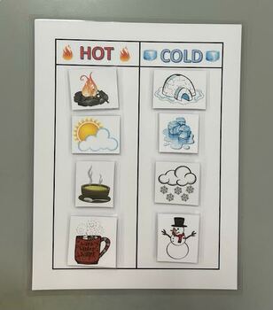 Preview of Winter Hot & Cold Sort