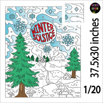 Preview of Winter Solstice Collaborative Poster Art : December Bulletin Board ideas