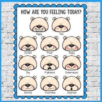 Winter How Are You Feeling Posters - Elementary School Counseling