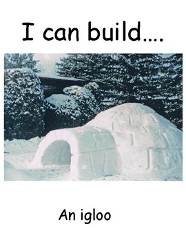 Preview of Winter I Can Build STEM book