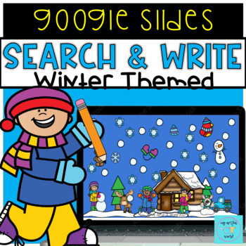 Preview of Winter I SPY Handwriting Game Occupational Therapy Teletherapy Distance Learning