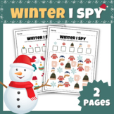 Winter I Spy Worksheets | Christmas Winter I Spy Graph and
