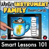 Winter INSTRUMENT FAMILY Boom Cards™ Musical Instrument Ga
