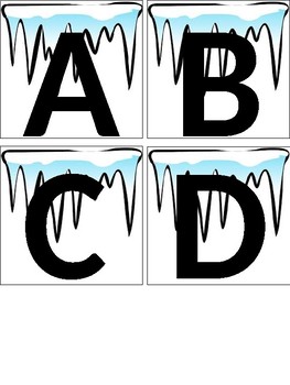 icicle letters font