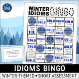 Winter Idioms Bingo Game