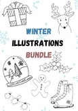 Winter Illustrations Bundle