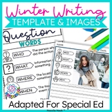 Winter Image Writing Prompts with WH Questions (See and Wr