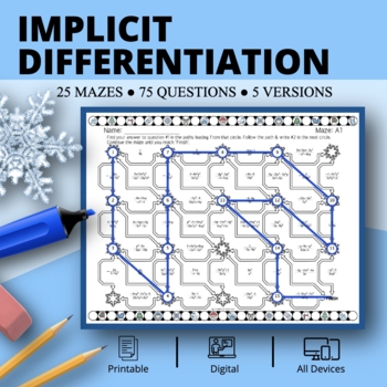 Preview of Winter: Implicit Differentiation Maze Activity