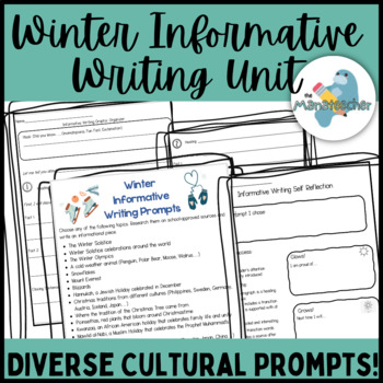 Preview of Winter Informative Writing Unit-Writing Centers