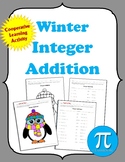 Winter Integer Addition Cooperative Learning