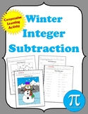 Winter Integer Subtraction Cooperative Learning