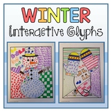 Winter Interactive Glyphs | Art + Writing Activities