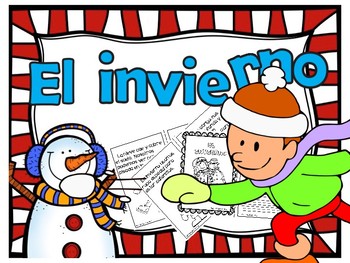 Preview of Spanish Reading and Writing  Activities Winter/ Invierno