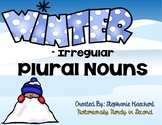 Winter Irregular Plural Nouns-Fun Differentiated Sorts, Se