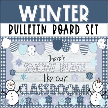 Preview of Winter/January Bulletin Board Set