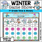 Winter Digital Game Show 1st Grade Time & Money