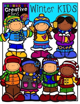 Preview of Winter Clipart KIDS {Creative Clips Clipart}