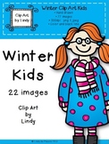 Winter Kids Clip Art