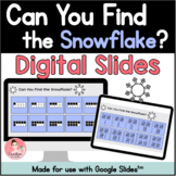 Winter Kindergarten Digital Number Game with Google Slides™
