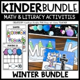 Winter Kindergarten Math and Literacy Bundle