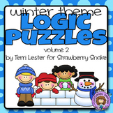Winter LOGIC PUZZLES:  5 Critical Thinking Activities with