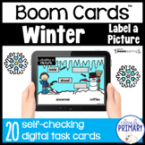 Winter Label a Picture Activities | Boom Cards™ - Distance