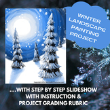 Winter Landscape Painting Project