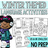 Winter Language Activities Pack- for Speech Therapy or EAL