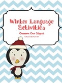 Winter Language Activity Packet: Common Core Aligned