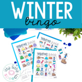 Winter Language Bingo for Speech Therapy (+BOOM Cards)