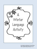 Winter Language Writing Activity Upper Level {Freebie}