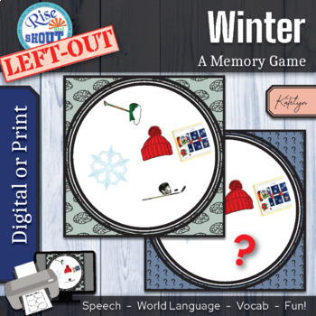 Winter Left Out A Memory Game By Rise And Shout Tpt