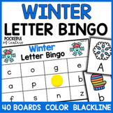 Winter Letter Bingo Game