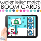 Winter Letter Match Boom™ Cards - Distance Learning for Sp