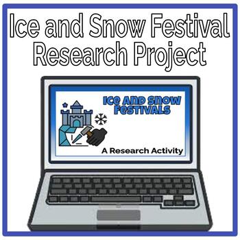 Preview of Winter Library Lesson | Ice and Snow Festival Research