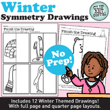 Winter Line of Symmetry Drawing Activity – Math Art Center