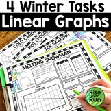 Winter Linear Graphing Worksheets with Multiple Representations