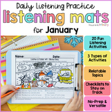 Winter Listening & Following Directions Activities - Janua