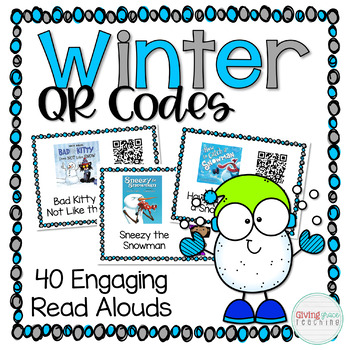 Preview of Winter Listening to Reading QR Codes