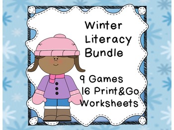 Preview of Literacy Bundle Winter